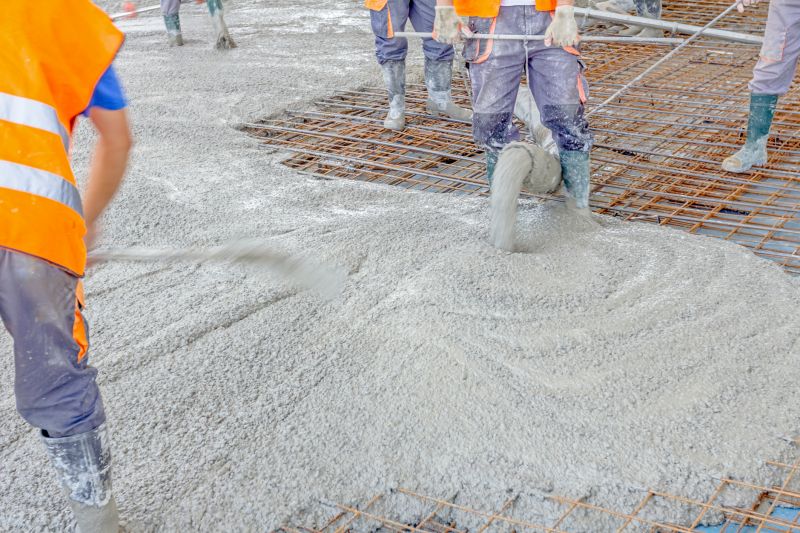 Concrete Pouring in Spring