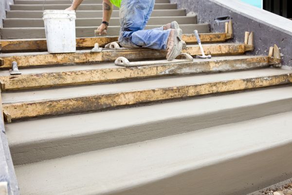 Concrete Steps Pouring in Golden