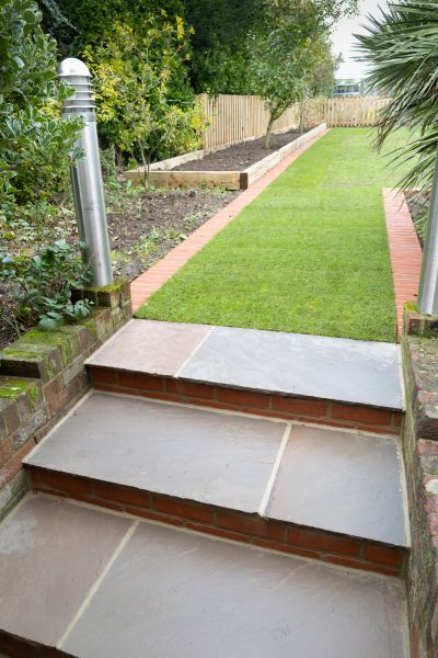 Backyard Steps Installation in Golden