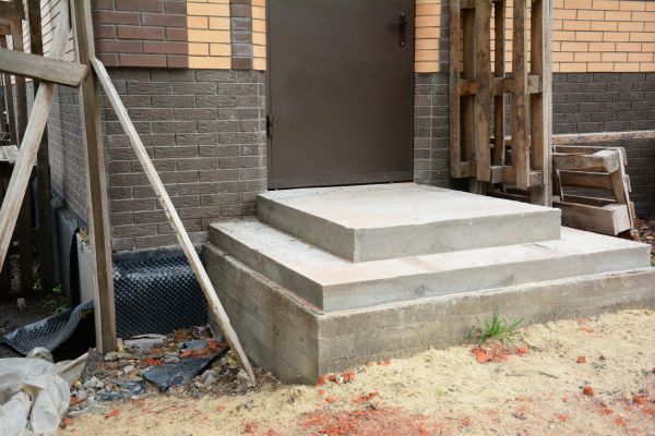 Cement Steps Construction in Golden